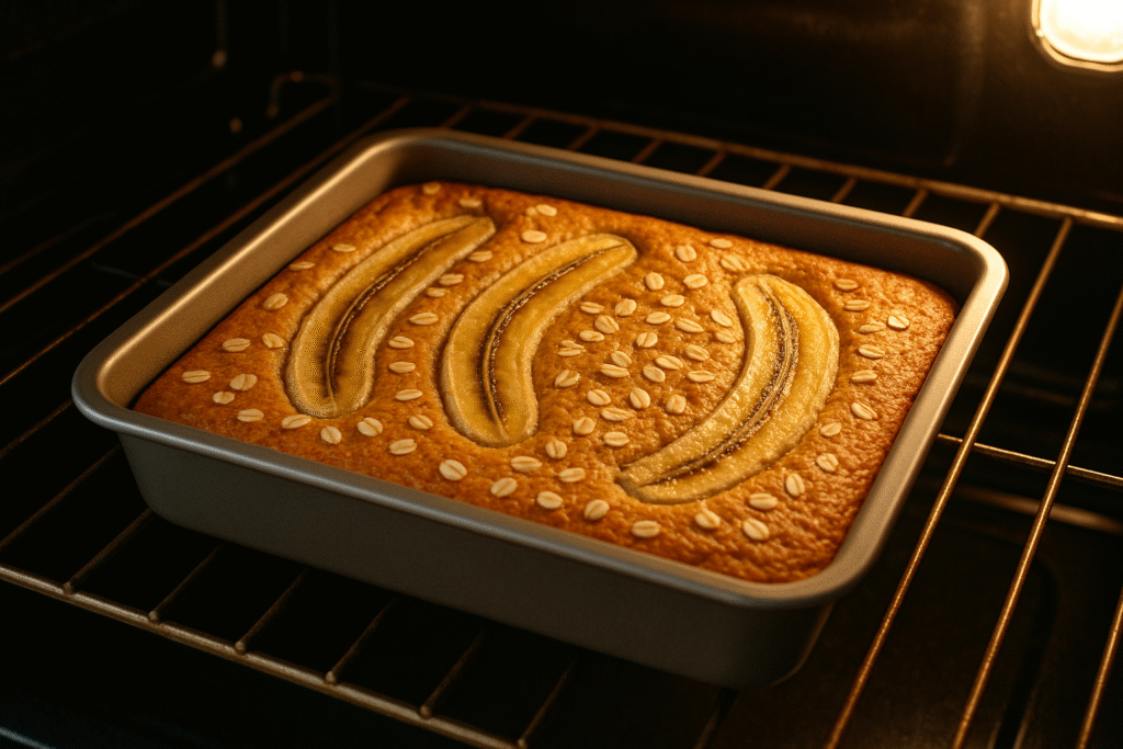 Aprenda a fazer bolo de banana com aveia fit! Receita saudável, sem açúcar, rica em fibras e perfeita para quem busca alimentação equilibrada e saborosa.